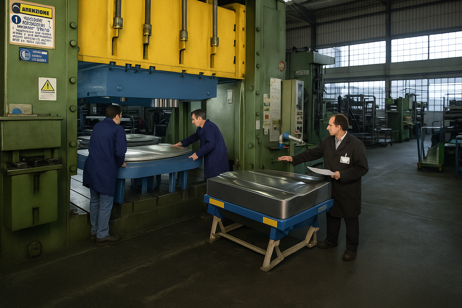 Stampaggio lamiere acciaio e alluminio